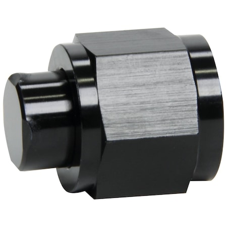 Allstar Performance 8AN Cap Fittings Plug Nuts; Black ALL49673